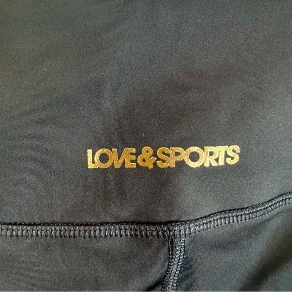 Love & Sports Leggings with side pockets ~ Size M - Picture 4 of 4